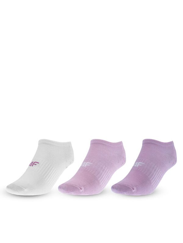 4F 4F Set od 3 para dječjih niskih čarapa 4FJWSS24USOCF248 Šarena