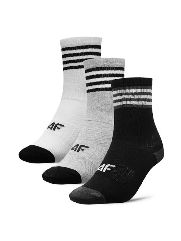 4F 4F Set od 3 para dječjih visokih čarapa 4FJWAW23USOCM234 Šarena