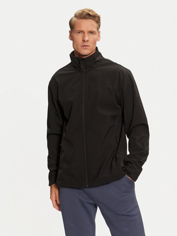 4F 4F Softshell jakna 4FWAW24TSOFM284 Crna Regular Fit