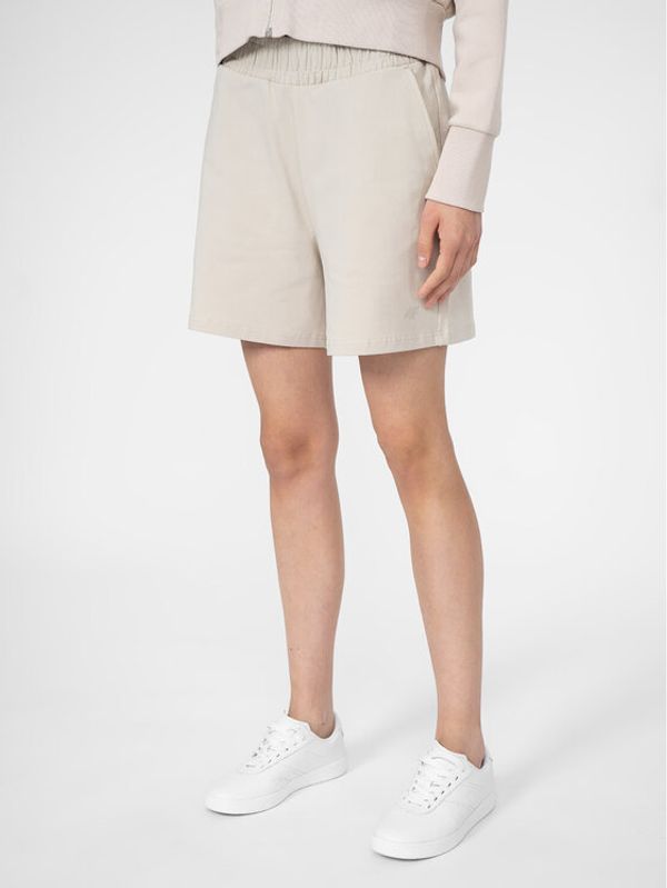 4F 4F Sportske kratke hlače 4FSS23TSHOF070 Bež Regular Fit