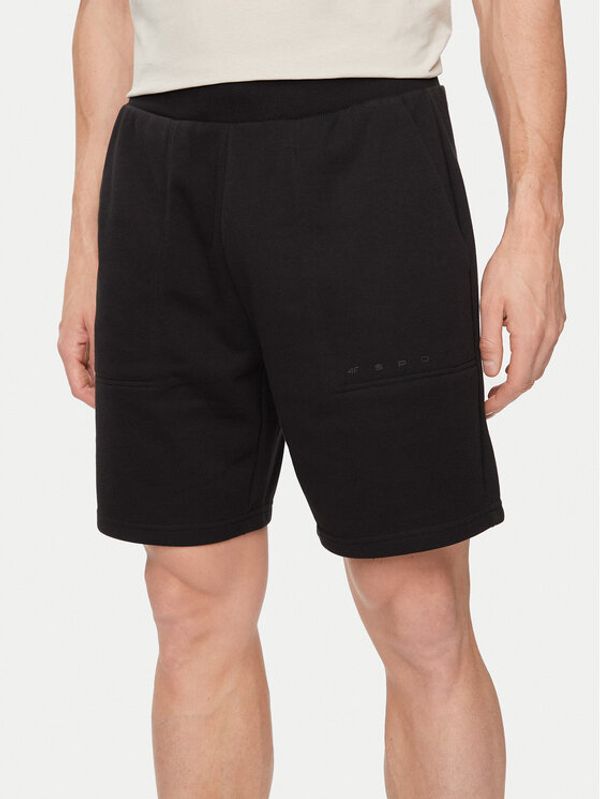 4F 4F Sportske kratke hlače 4FWSS24TSHOM330 Crna Regular Fit
