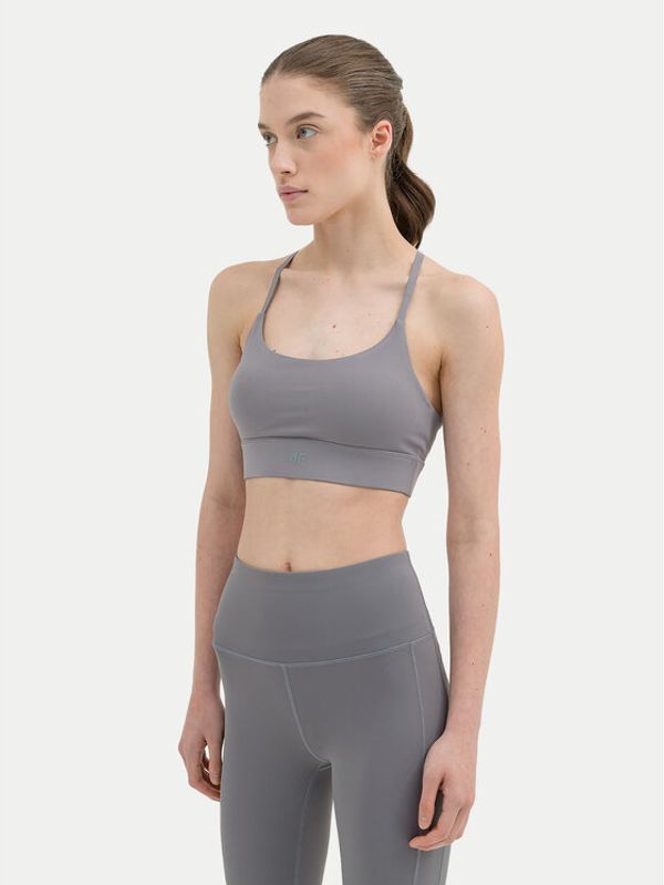 4F 4F Sportski grudnjak 4FWSS24USBAF096 Siva