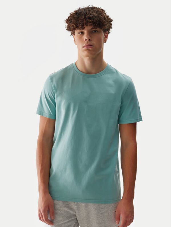 4F 4F T-shirt 4FWSS24TTSHM1155 Zelena Regular Fit