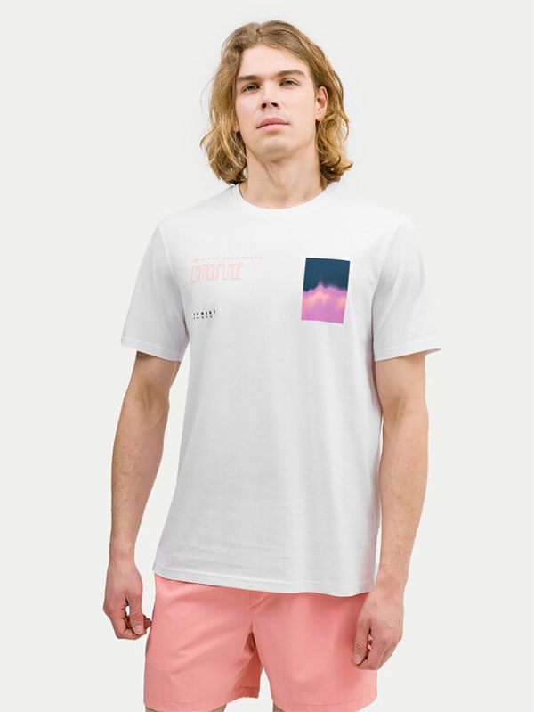 4F 4F T-shirt 4FWSS24TTSHM1289 Bijela Regular Fit