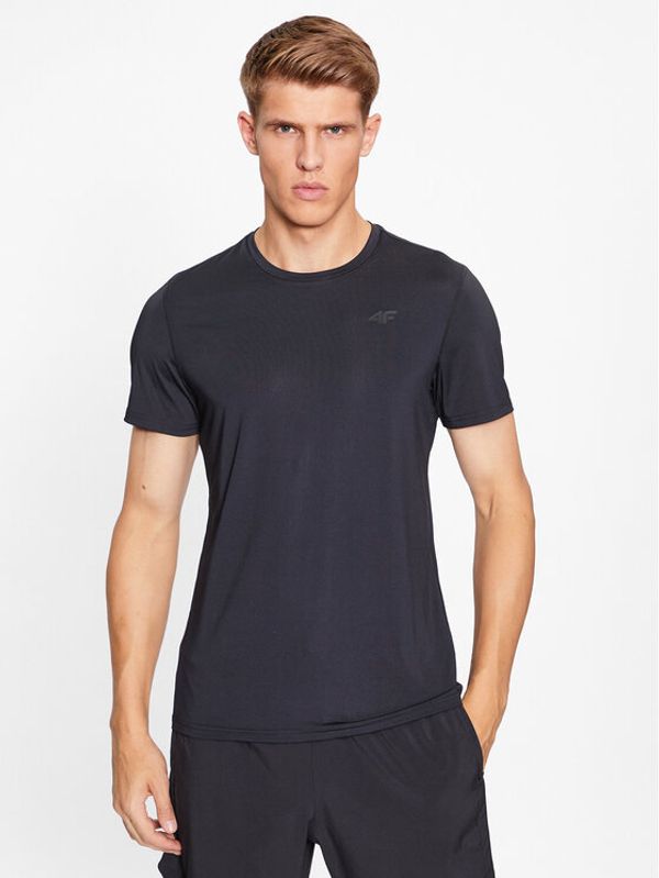 4F 4F Tehnička majica 4FAW23TFTSM448 Crna Regular Fit