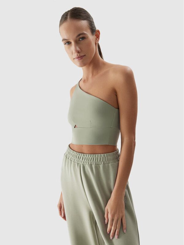 4F 4F Top 4FAW23TSLEF030 Kaki Slim Fit