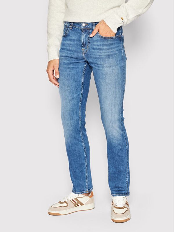 7 For All Mankind 7 For All Mankind Traperice Intuitive JSMSC120TV Plava Slim Fit