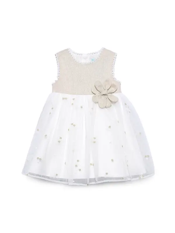 Abel & Lula Abel & Lula Elegantna haljina 5001 Bež Regular Fit