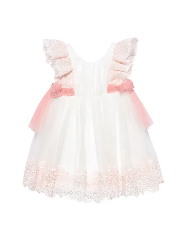 Abel & Lula Abel & Lula Elegantna haljina 5006 Bijela Regular Fit