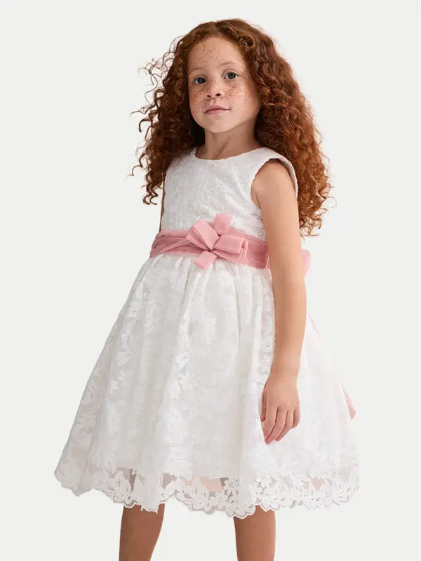 Abel & Lula Abel & Lula Elegantna haljina 5035 Bijela Regular Fit