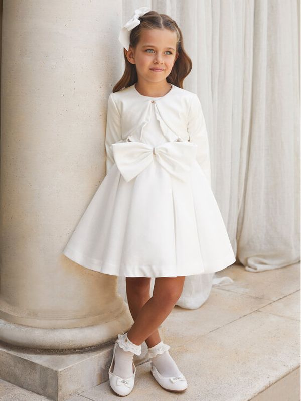 Abel & Lula Abel & Lula Elegantna haljina 5039 Bijela Regular Fit