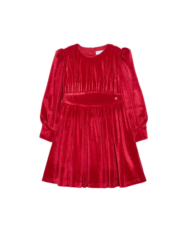 Abel & Lula Abel & Lula Elegantna haljina 5528 Crvena Regular Fit