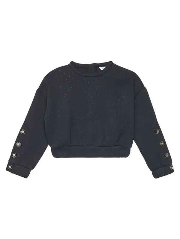 Abel & Lula Abel & Lula Majica dugih rukava 5825 Crna Regular Fit
