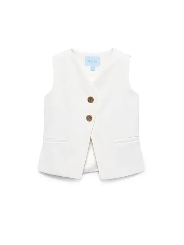 Abel & Lula Abel & Lula Prsluk 5176 Bijela Regular Fit