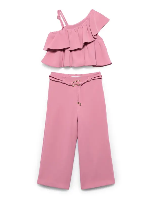 Abel & Lula Abel & Lula Set majica i hlače 5283 Ružičasta Regular Fit