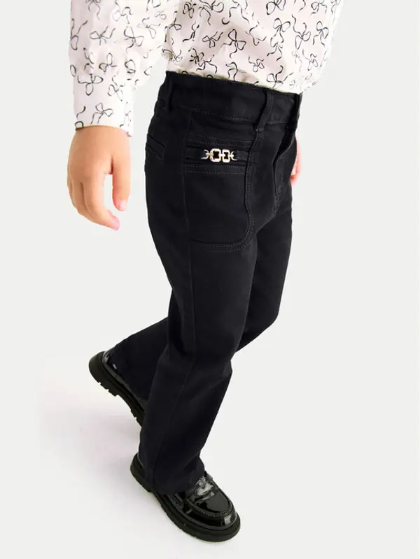 Abel & Lula Abel & Lula Traperice 5721 Crna Flare Fit