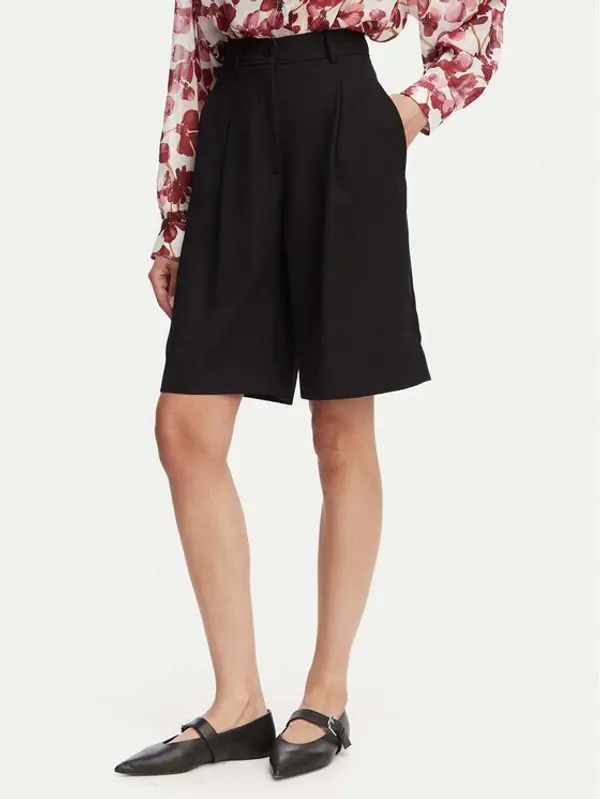 ACCESS FASHION ACCESS FASHION Bermude 63-5115-183 Crna Relaxed Fit