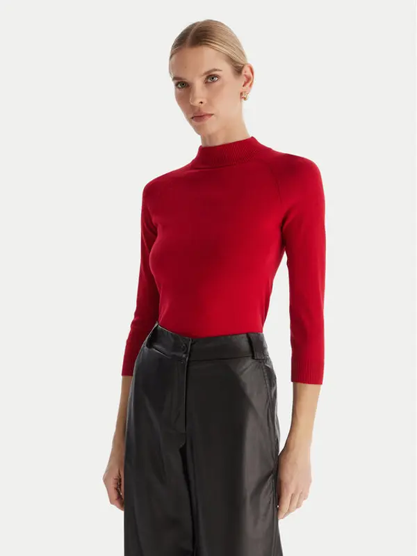 ACCESS FASHION ACCESS FASHION Dolčevita 54-8072 Crvena Slim Fit