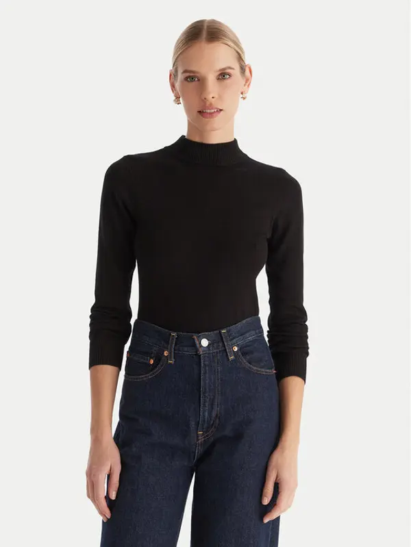 ACCESS FASHION ACCESS FASHION Dolčevita 54-8074 Crna Slim Fit