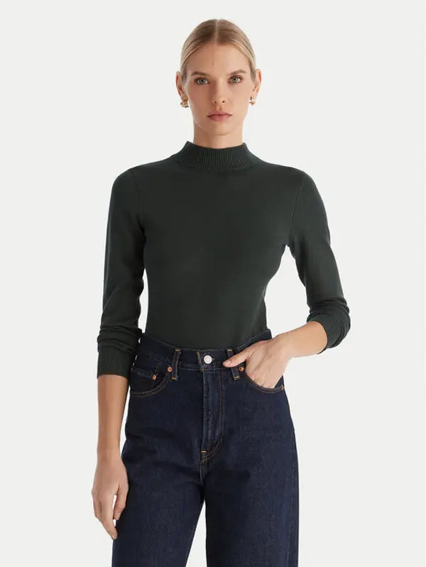 ACCESS FASHION ACCESS FASHION Dolčevita 54-8074 Zelena Slim Fit