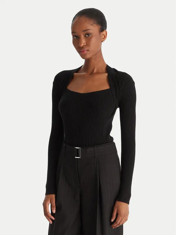 ACCESS FASHION ACCESS FASHION Džemper 54-8048 Crna Slim Fit
