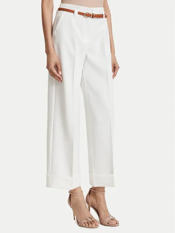 ACCESS FASHION ACCESS FASHION Hlače 63-5021-135 Bijela Regular Fit