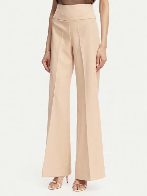 ACCESS FASHION ACCESS FASHION Hlače 63-5022-135 Bež Flare Fit