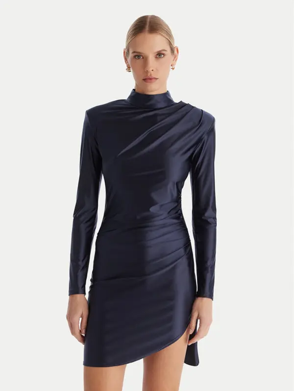 ACCESS FASHION ACCESS FASHION Koktel haljina 54-3037-170 Tamnoplava Slim Fit