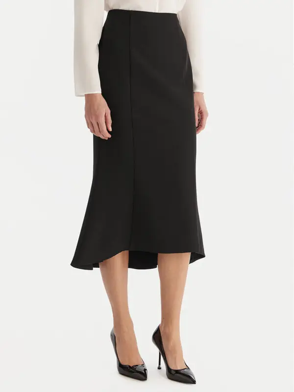 ACCESS FASHION ACCESS FASHION Midi suknja 54-6027-168 Crna Regular Fit