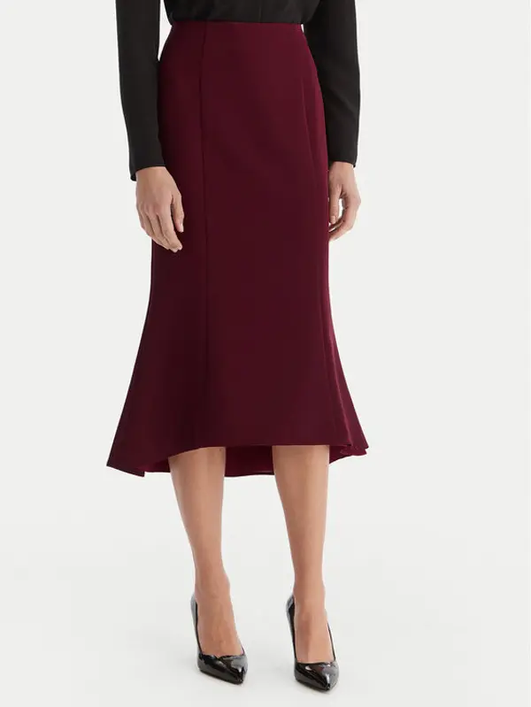 ACCESS FASHION ACCESS FASHION Midi suknja 54-6027-168 Tamnocrvena Regular Fit