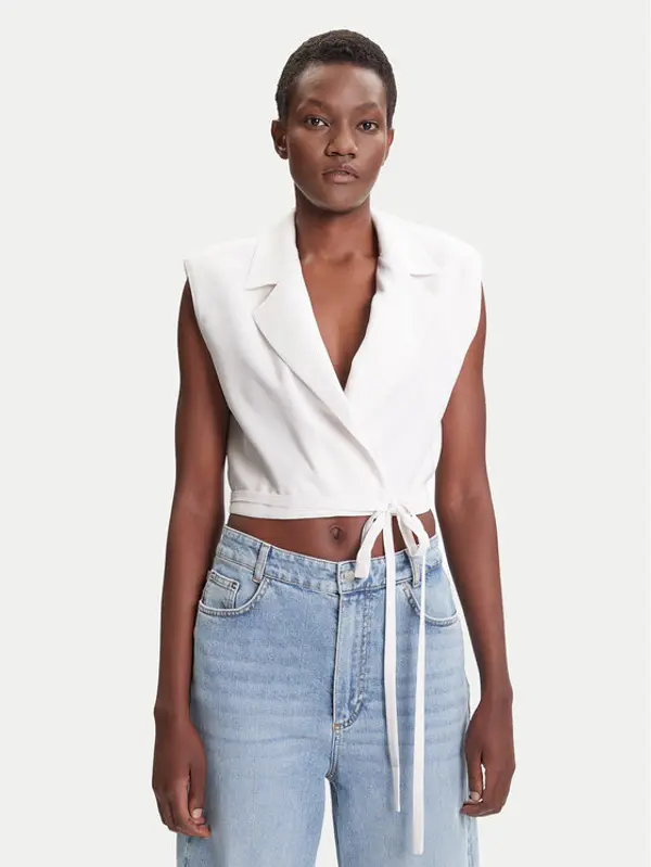 ACCESS FASHION ACCESS FASHION Prsluk 53-1028-195 Bijela Slim Fit