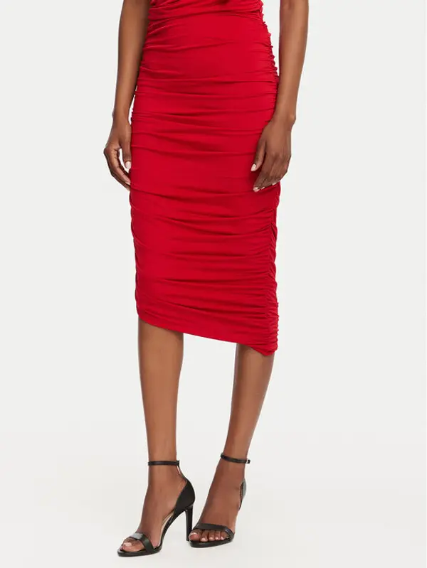 ACCESS FASHION ACCESS FASHION Suknja olovka 63-6001-326 Crvena Slim Fit