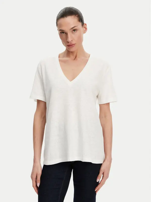 ACCESS FASHION ACCESS FASHION T-shirt 53-2148-611 Bijela Regular Fit