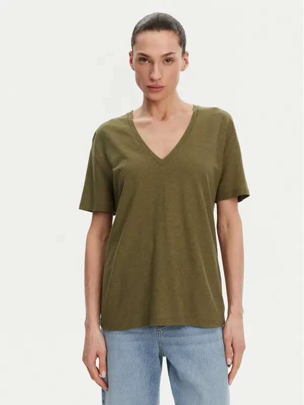 ACCESS FASHION ACCESS FASHION T-shirt 53-2148-611 Zelena Regular Fit