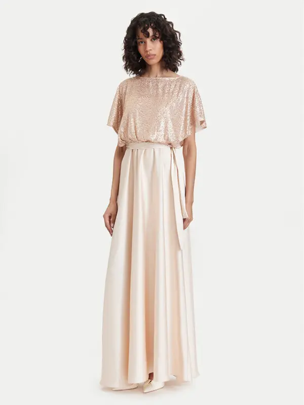 ACCESS FASHION ACCESS FASHION Večernja haljina 63-3439-392 Zlatna Regular Fit