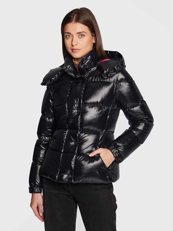 Add Add Pernata jakna 6AW771 Crna Regular Fit