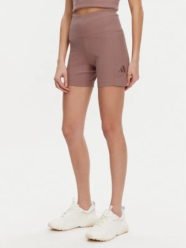 Adidas adidas Biciklističke hlače ALL SZN Rib JJ1232 Ružičasta Slim Fit