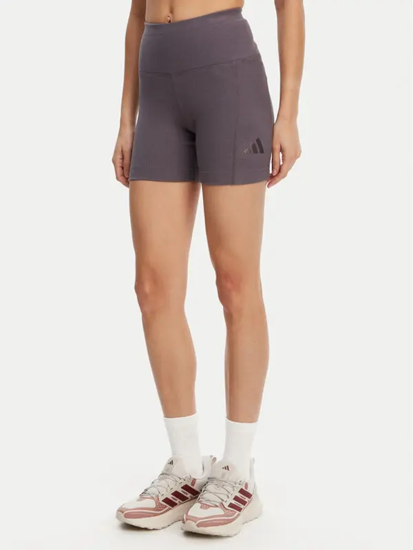 Adidas adidas Biciklističke hlače ALL SZN Rib JJ1233 Siva Slim Fit