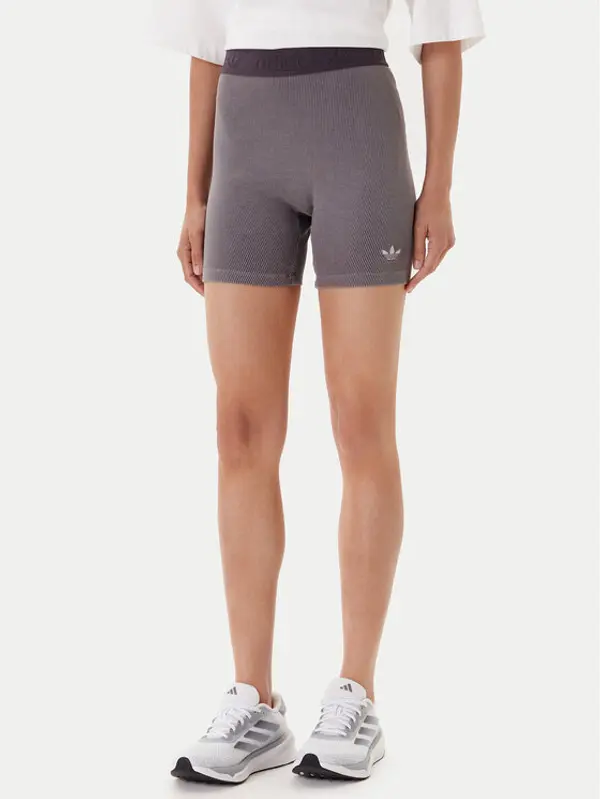 Adidas adidas Biciklističke hlače Essentials Rib JW3592 Siva Slim Fit