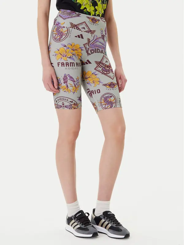Adidas adidas Biciklističke hlače Farm Bike JM8345 Siva Slim Fit