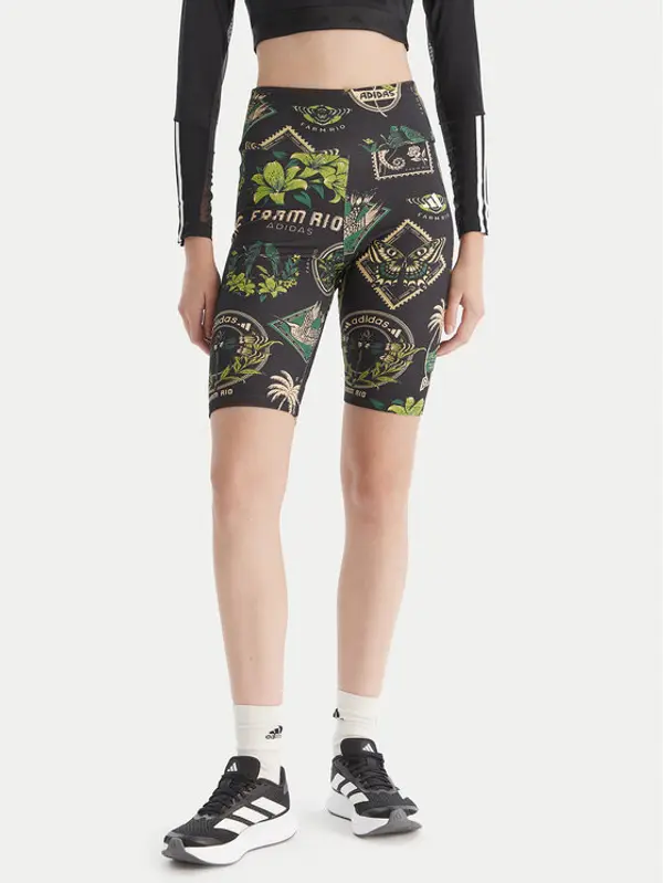 Adidas adidas Biciklističke hlače Farm Bike JM8346 Crna Slim Fit
