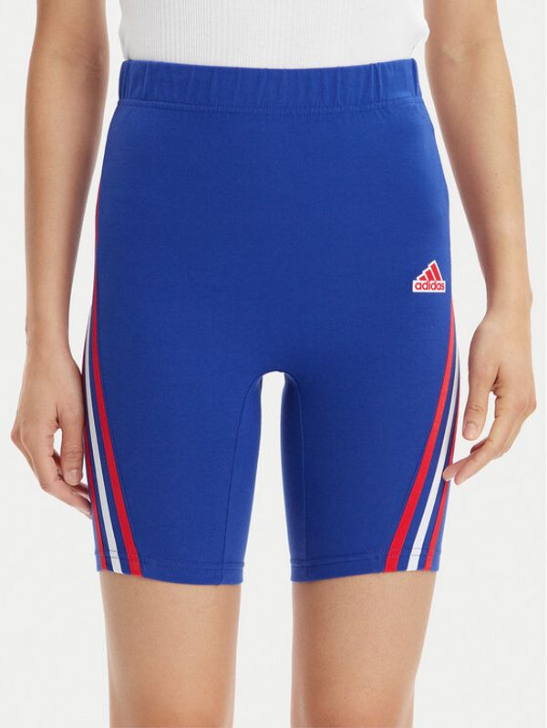 adidas adidas Biciklističke hlače Future Icons 3-Stripes IS3235 Plava Slim Fit