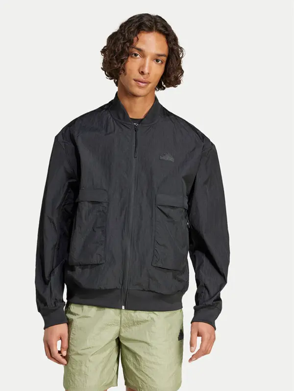 Adidas adidas Bomber City Escape IY1505 Crna Loose Fit