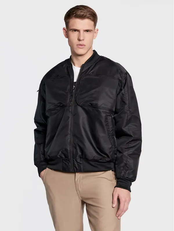 Adidas adidas Bomber Reclaim Reversible HK2760 Crna Regular Fit