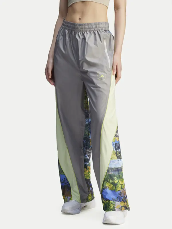adidas by stella mccartney adidas by Stella McCartney Donji dio trenerke Earth Collage JG5794 Siva Loose Fit