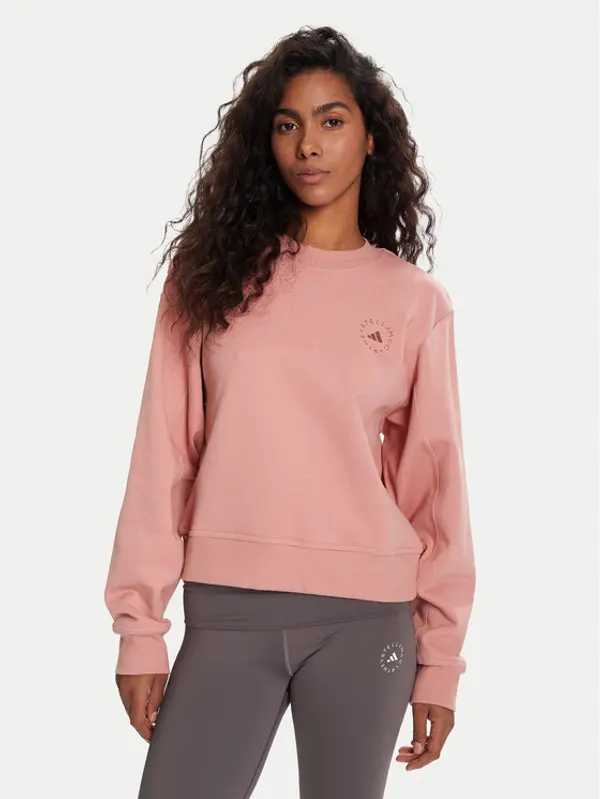 adidas by stella mccartney adidas by Stella McCartney Majica dugih rukava JX6784 Ružičasta Regular Fit
