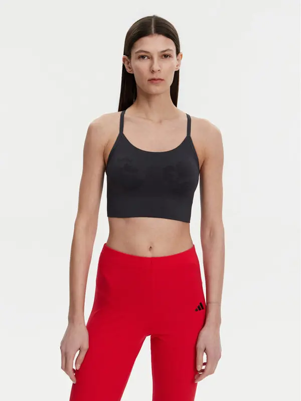adidas by stella mccartney adidas by Stella McCartney Sportski grudnjak TrueStrength JJ1650 Siva Slim Fit