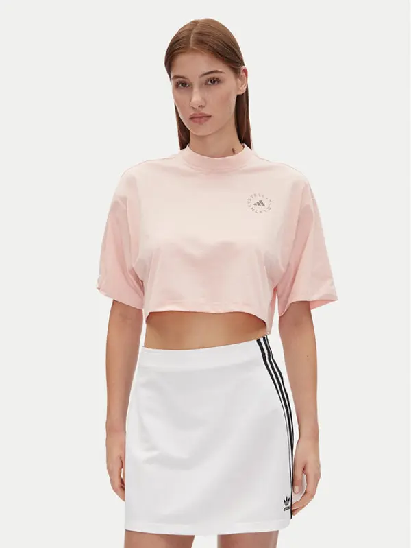 adidas by stella mccartney adidas by Stella McCartney T-shirt JJ0081 Ružičasta Oversize