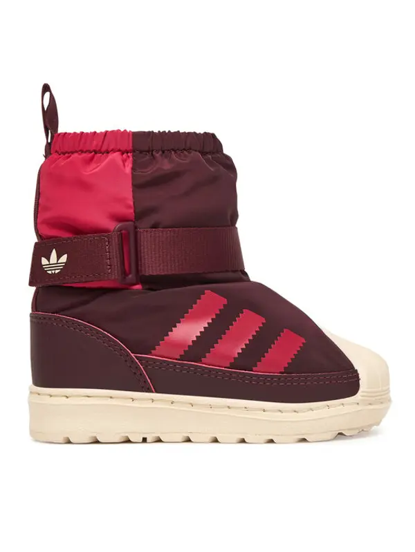 Adidas adidas Čizme za snijeg Superstar 360 Boot JR5805 Tamnocrvena