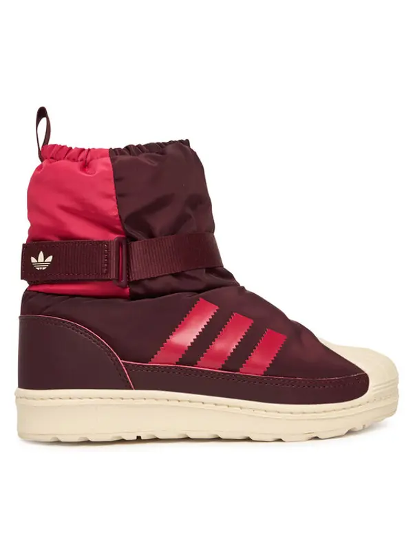Adidas adidas Čizme za snijeg Superstar 360 Winterized Boot JR5804 Tamnocrvena